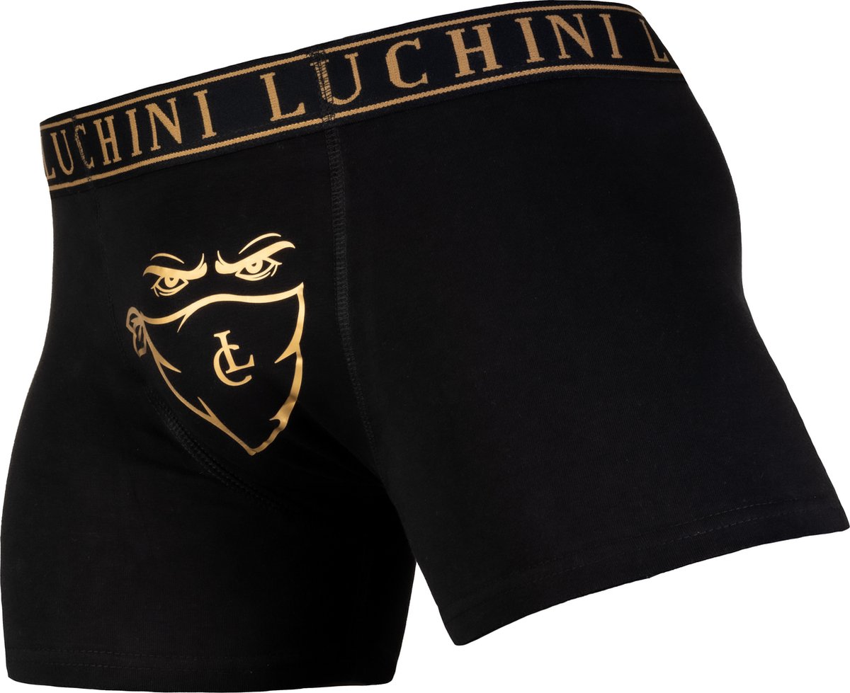Luchini Clothing ® - LC Premium Gold Maat M - Premium Boxershorts heren - Heren Privacy Boxers met verborgen vak - 2-PACK boxershorts - Stealth boxers -