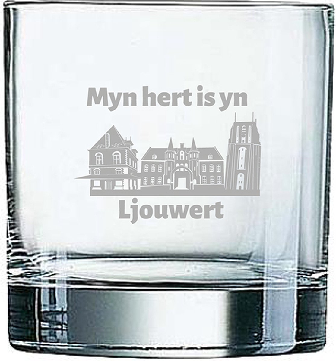 Gegraveerde Whiskeyglas 38cl Ljouwert