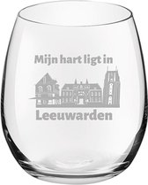 Gegraveerde Drinkglas 39cl Leeuwarden