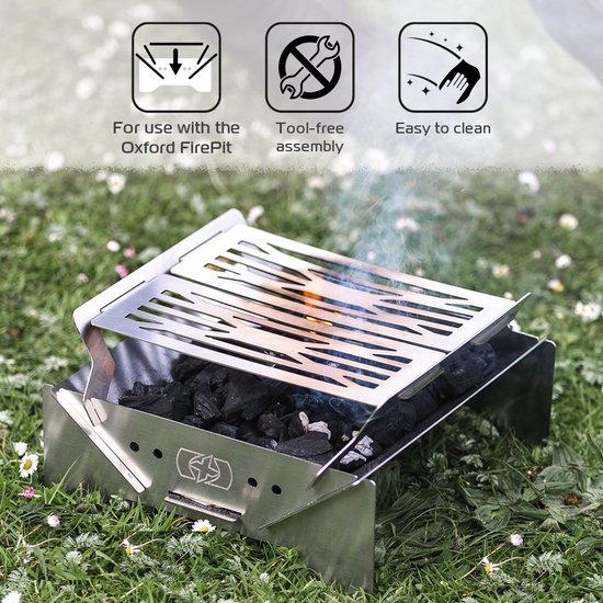 Compacte Outdoor Barbecue - Outdoor firepit - Camping BBQ - Haard - Houtskool BBQ - Hout BBQ