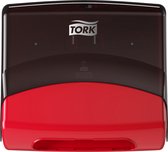 Tork Folded Wiper/cloth Dispenser Zwart Rood