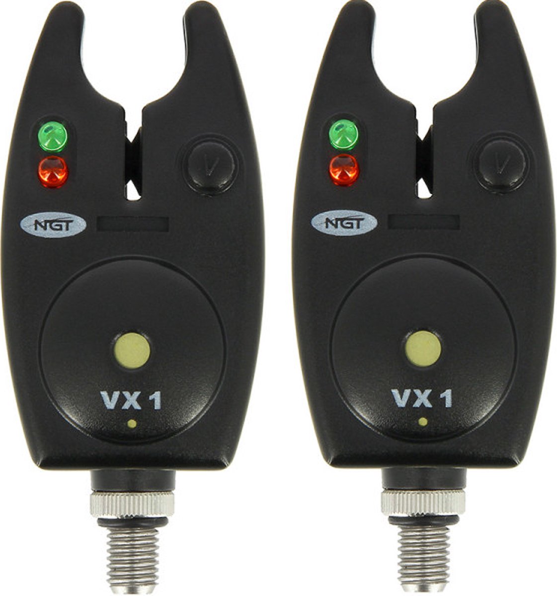 NGT ‘Session’ Rod Pod + 3 x NGT VX-1 Bite Alarm With Volume Control + NGT 5 x 12v batterijen | Rodpod - NGT