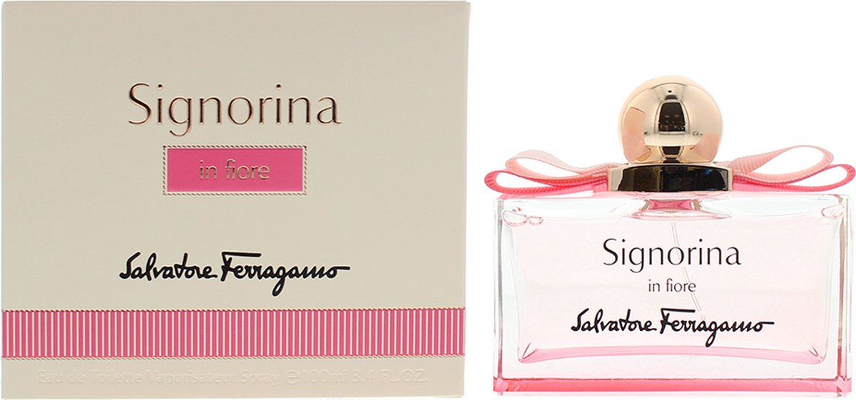 Goedkoopste Salvatore Ferragamo Signorina In Fiore - 100 ml - eau de toilette spray - damesparfum
