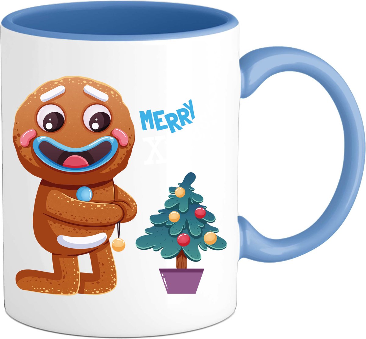 Merry christmas kerstkoekje - Mok - Slate Blue