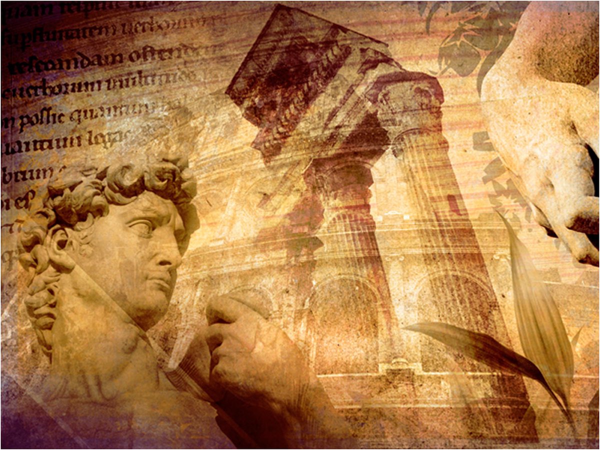 Fotobehang - Griekse collage.