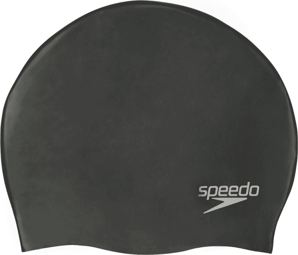 Speedo Plain Moulded Silicone Cap Unisex - Blauw - One Size | bol.com