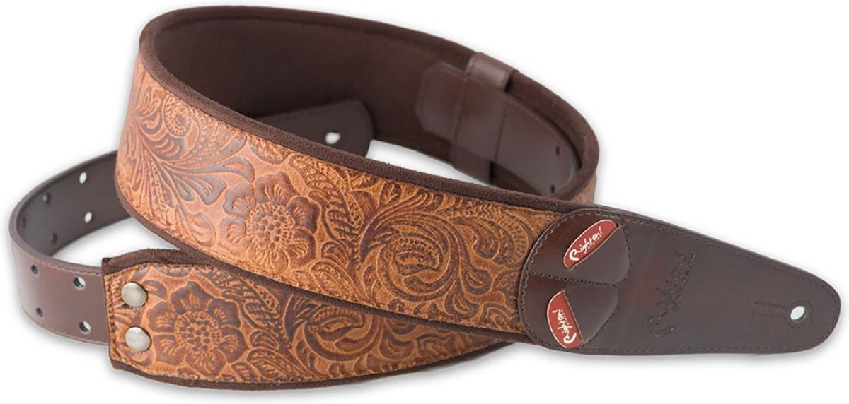 Righton Sandokan Woody - Gitaarband, handgemaakt, vegan - bruin