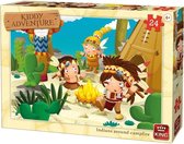 Kiddy Adventure puzzel  - Geel / Multicolor - 24 stukjes - vanaf 4 jaar - Speelgoed - Cadeau - Disney - Kerstcadeau