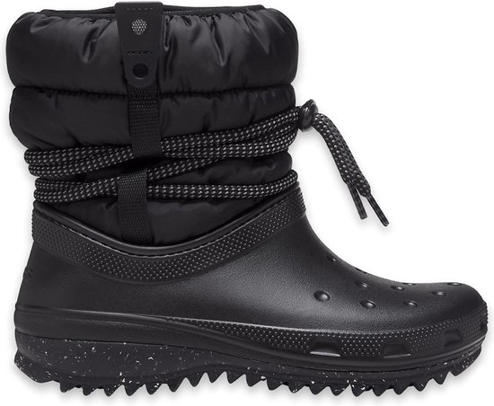 Crocs Classic Neo Puff Luxe Boot 207312-001, Femme, Zwart, Bottes de neige, Taille : 36/37