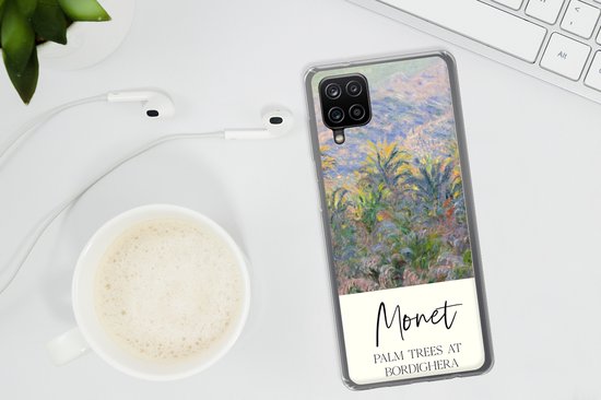 Coque Samsung Galaxy A12 - Monet - Art - Palmiers à Bordighera - Siliconen