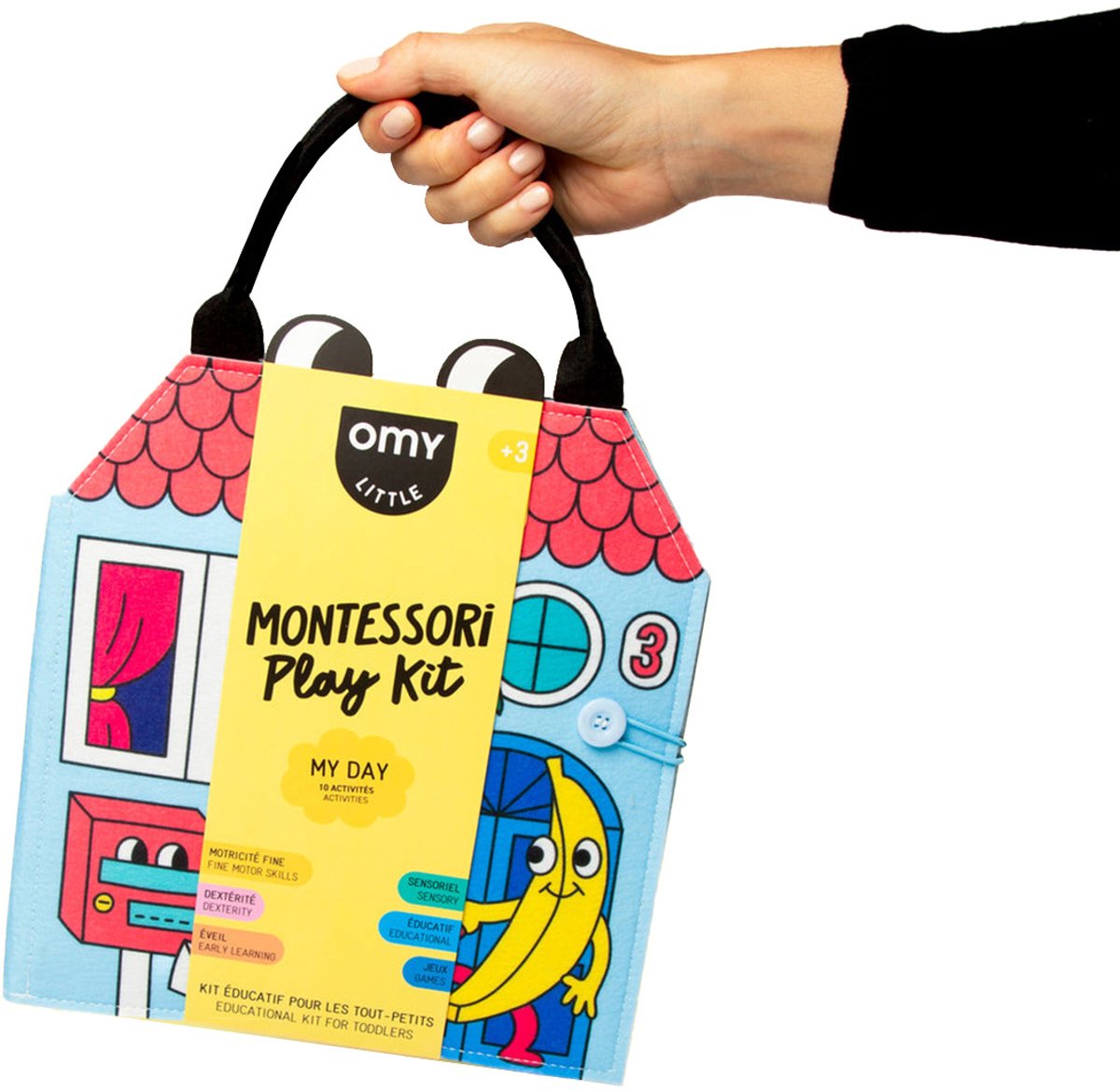 OMY - Montessori speelboek - My day - activiteitenboek - sensorisch speelgoed
