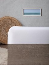 My Ninki ® Hoogwaardig Jersey Hoeslaken 100x200 cm Wit – Luxe Katoen met Elastische Pasvorm voor Perfecte Matrasbescherming