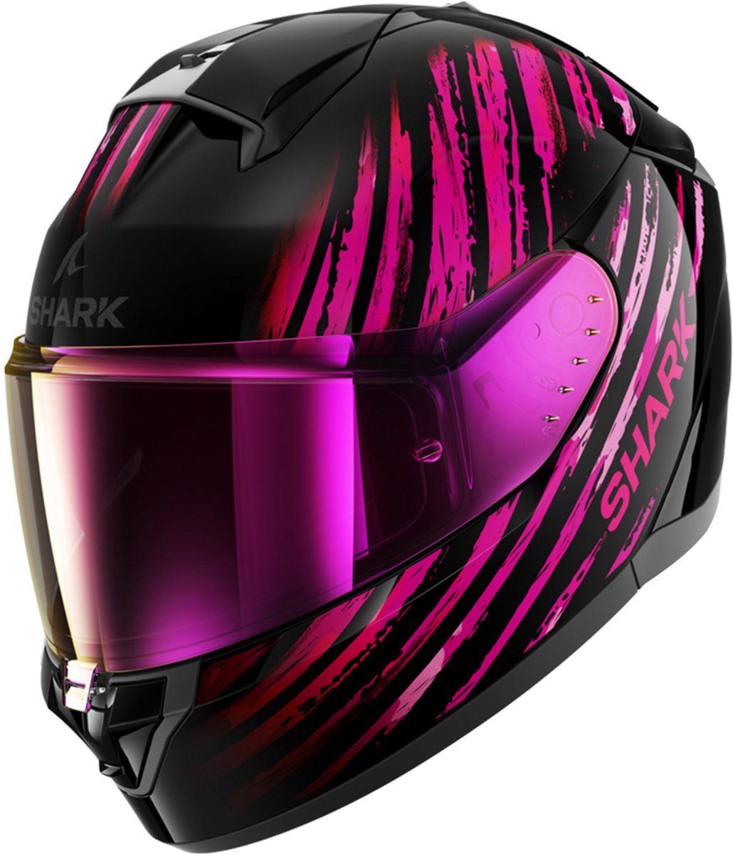 Shark Ridill 2 Assya Zwart Violet Violet KVV Integraalhelm - Maat XS - Helm