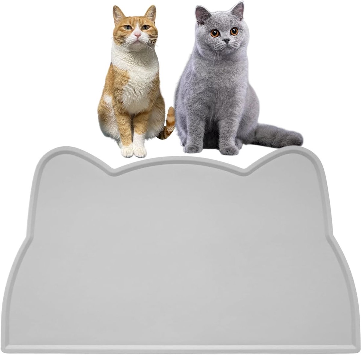 My Ninki ® Siliconen Voedingsmat voor Kleine Honden en Katten, Antislip en Waterdicht, 44x24cm
