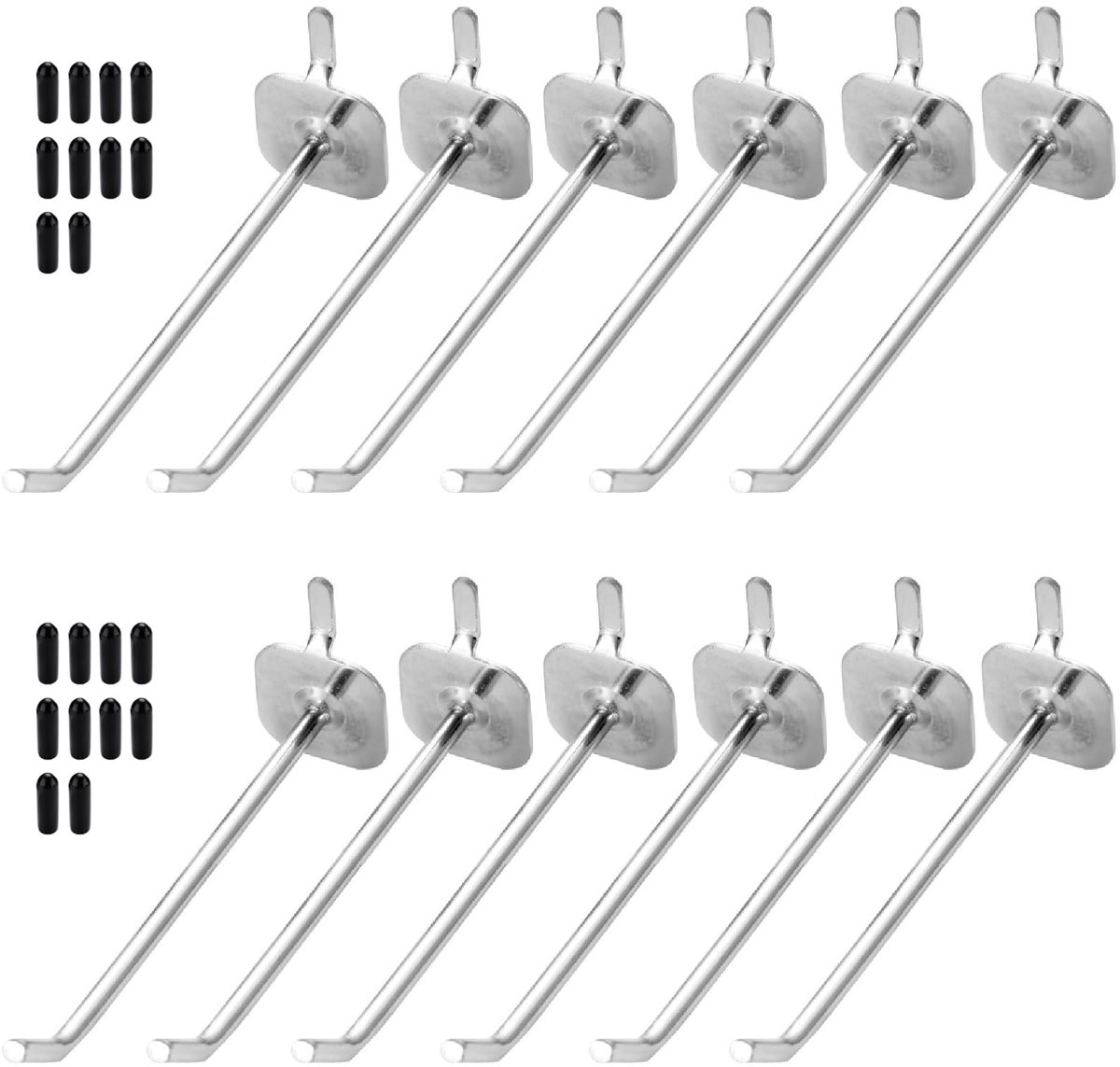My Ninki ® Grote Set van 20 Sterke en Haken voor Gatenwand en Display Gebruik