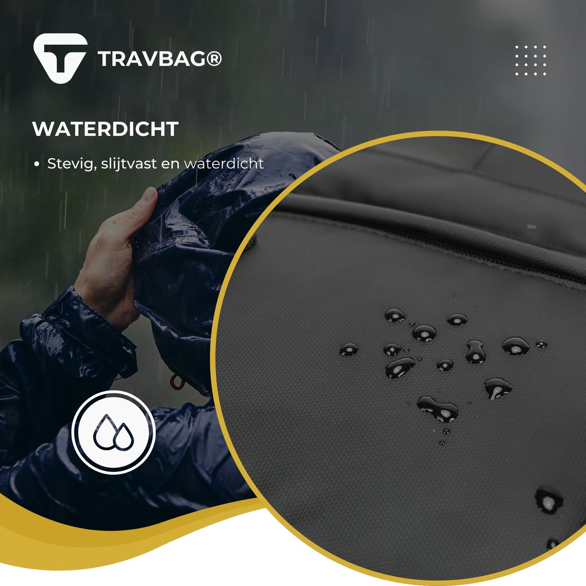 TRAVBAG® PIONEER - Rugtas - Rugzak - School Tas - 50 Liter - Thermo vak - Koel vak - Meerdere kleuren - Backpack Reistas - Draagcomfort - Functioneel - Anti diefstal - Laptop - 17 inch - Waterafstotend - USB Oplaadpoort - Schoenen vak – foto 3