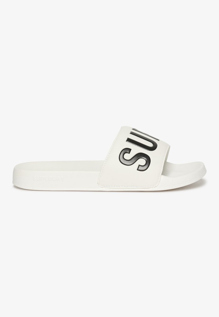 Superdry Vegan Core badslippers Heren Slippers Zwart