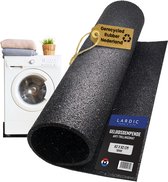 Lardic Anti Trillingsmat Wasmachine en Wasdroger - 61 x 61 CM (8MM Dik) - Geluidsdempende Antislip Mat - Rubber Mat Trillingsdempers