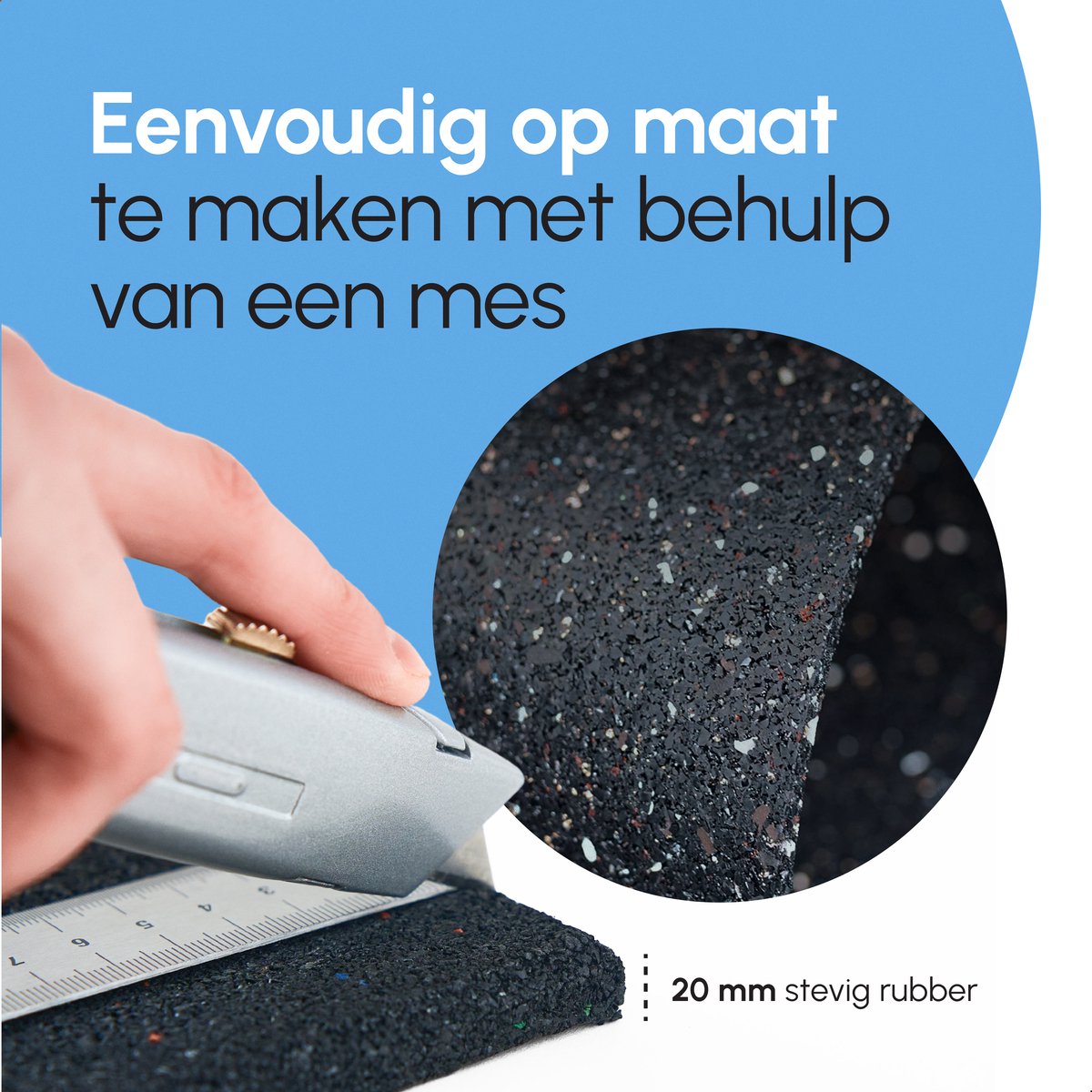 Bodo® Anti Trillingsmat Wasmachine en droger - 60x60x2cm — afbeelding 5