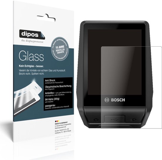 Film Verre Dipos Film Protecteur D'écran Bosch Kiox 400C - 2 Pièces, Verre Souple 9H, Anti-choc, Sans Bulles Protection écran Vélo électrique