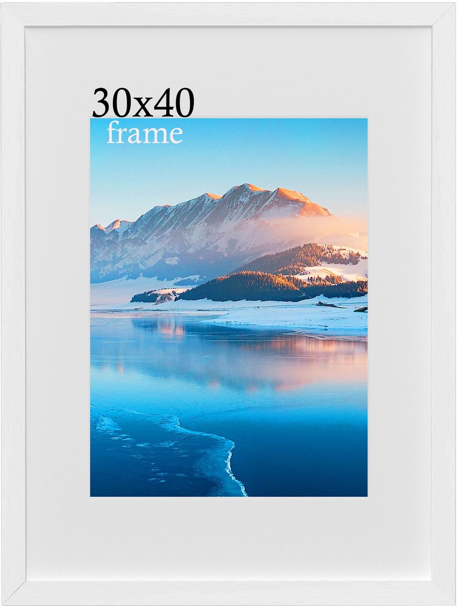 My Ninki ® Wandgemonteerde Fotolijst 30 x 40 cm voor Stijlvolle Interieurdecoratie