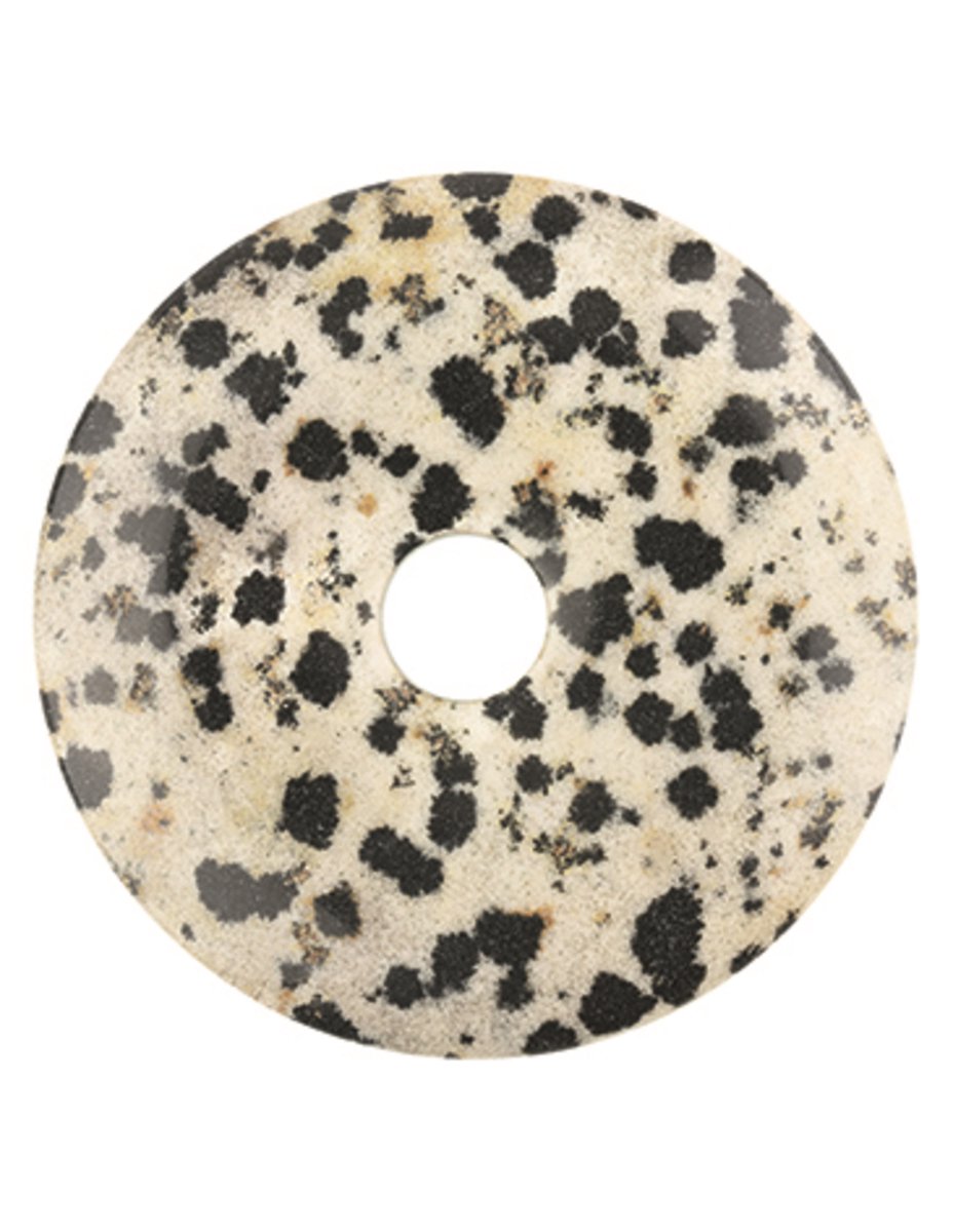 Jaspis dalmatiër donut 30 mm