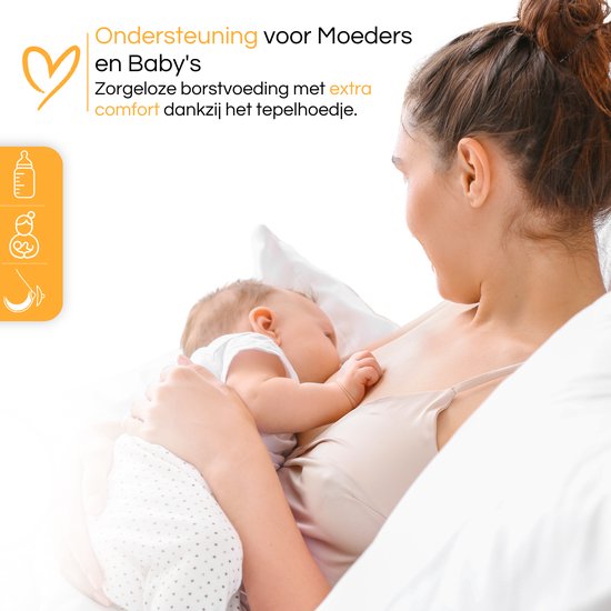 JGR - Tepelhoedjes - 2 Stuks - Contact Tepelbeschermer - Borstvoeding Aanlegproblemen. van JGR — afbeelding 5