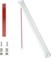 Linkstyle 2x 12V LED Binnenverlichting, 48 LEDs 3W 6500K Interieur LED-lichtbalk met Schakelaar voor Auto Camper Busje Caravan Boot Badkamer