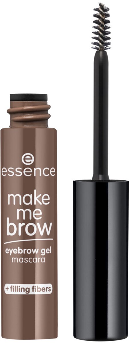 essence Make Me Brow Eyebrow Gel Mascara 02 Browny Brows - 3 x 3,8 ml - Voordeelverpakking