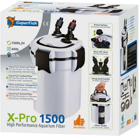 Superfish x pro 1500 (400l) - Aquarium filter