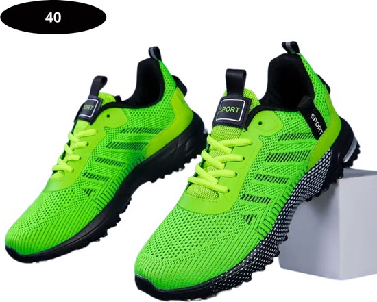 Livano Tennisschoenen - Heren - Dames - Tenniskleding - Indoor - Outdoor - Groen - Maat 40