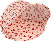 Bol.com Konges Sløjd Mini Beach Tent Pop Up Shelter - Strandtent - Tent - Anti UV - Fragola aanbieding