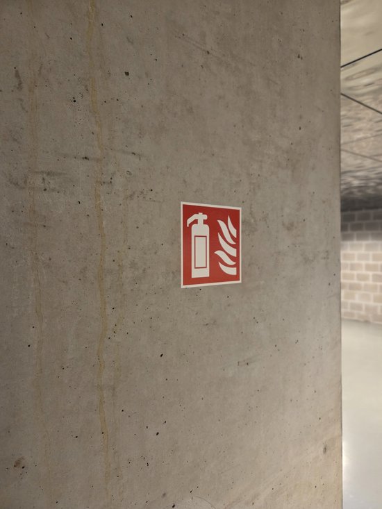 Icônes/autocollants (5x) | Extincteur d'incendie | 10 x 10 cm | Protection incendie | extincteur d'incendie | Pictogramme d'urgence | Pompiers | Obligation légale | 5 pièces