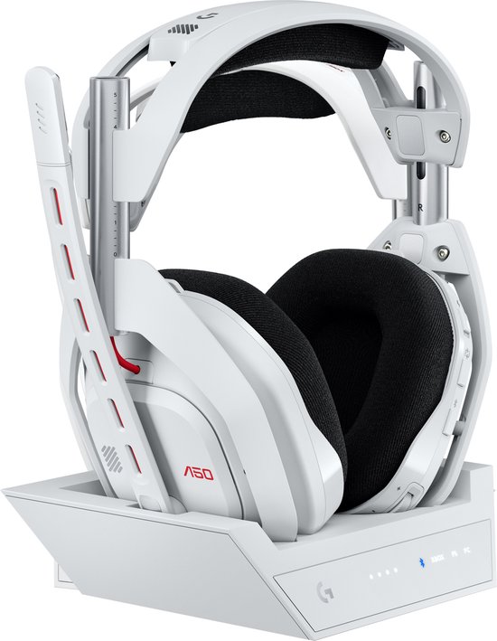 Logitech G Astro A50 Lightspeed - Casque de jeu sans fil - Bluetooth - Blanc