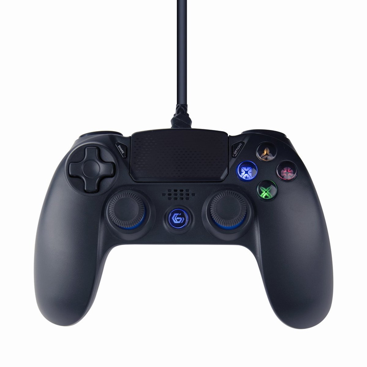 Gembird JPD-PS4U-01 game controller Zwart USB Gamepad Analoog PC, PlayStation 4