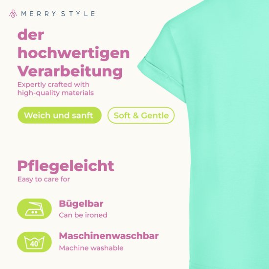 Merry Style Meisjes T-shirts Sport – Meisjes Crop – Gym – Yoga – Hardlopen – Mintgroen – 140 - MS-MS10-468-BL