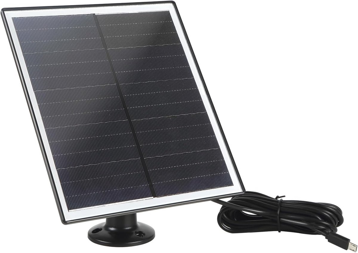 Waterdichte 6W Zonneoplader met Micro-USB voor Outdoor Bewakingscamera's