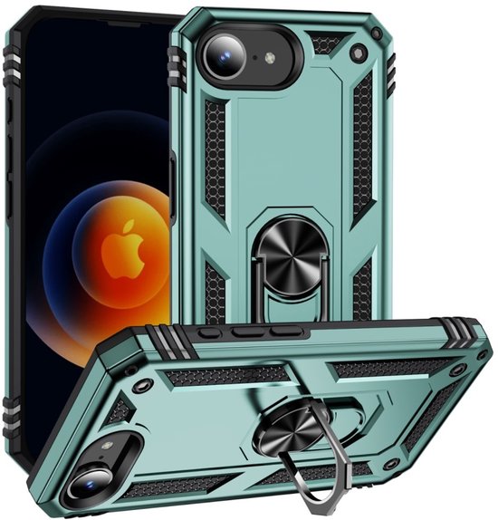 Coque Coverup - Adaptée à iPhone 16 - Coque arrière Coverup Ring Kickstand - Vert menthe