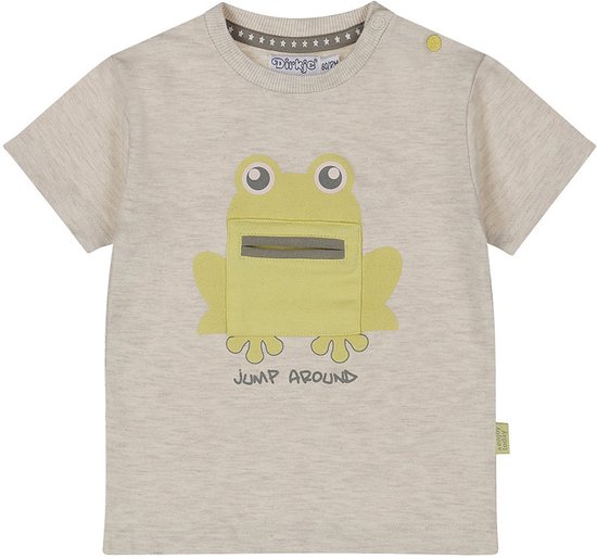 Dirkje- T-shirt Garçons SS - Off White