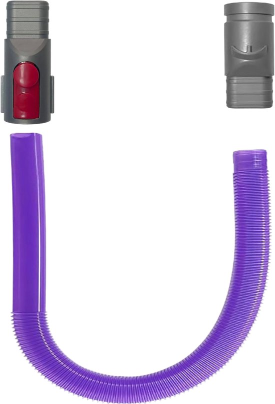 ZENC® Flexibele Zuigmond Geschikt voor Dyson V15, V12, V11, V10, V8, V7 & DC30–35 Steelstofzuiger - Kierenzuiger - Mondstuk - Opzetstuk - Stofzuigeraccessoires - Paars