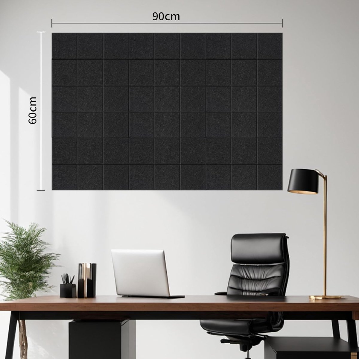 Prikbord Van Kurk 60 X 40 Cm - Kurken Memobord-prikbord Voor Thuis Of Op Kantoor