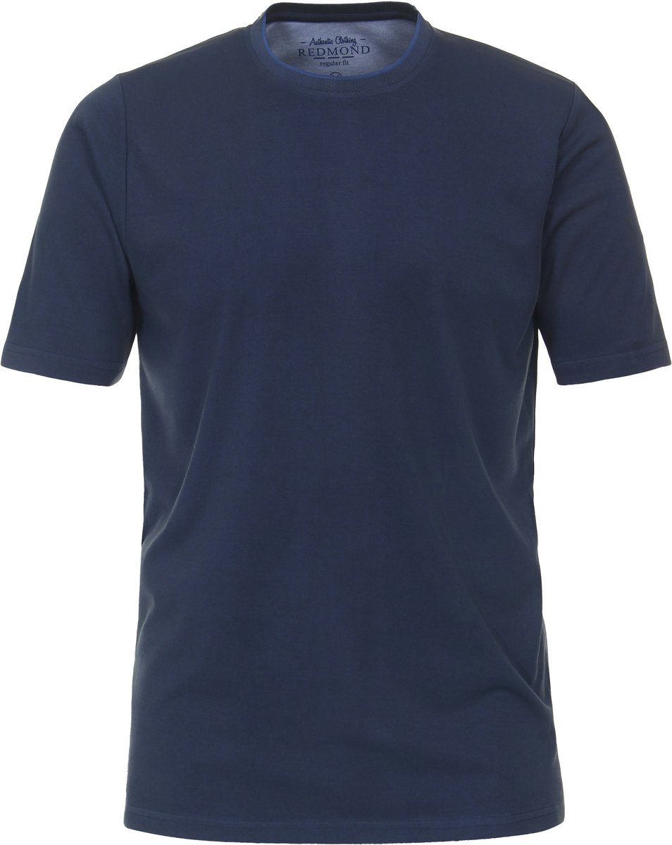 Redmond regular fit T-shirt - korte mouw O-hals - blauw