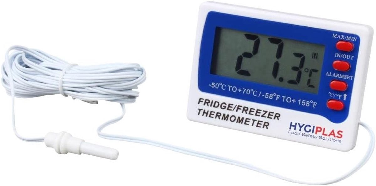 Digitale Koelkast en Diepvriezer Thermometer - 52x73x15 mm voor Professioneel Gebruik