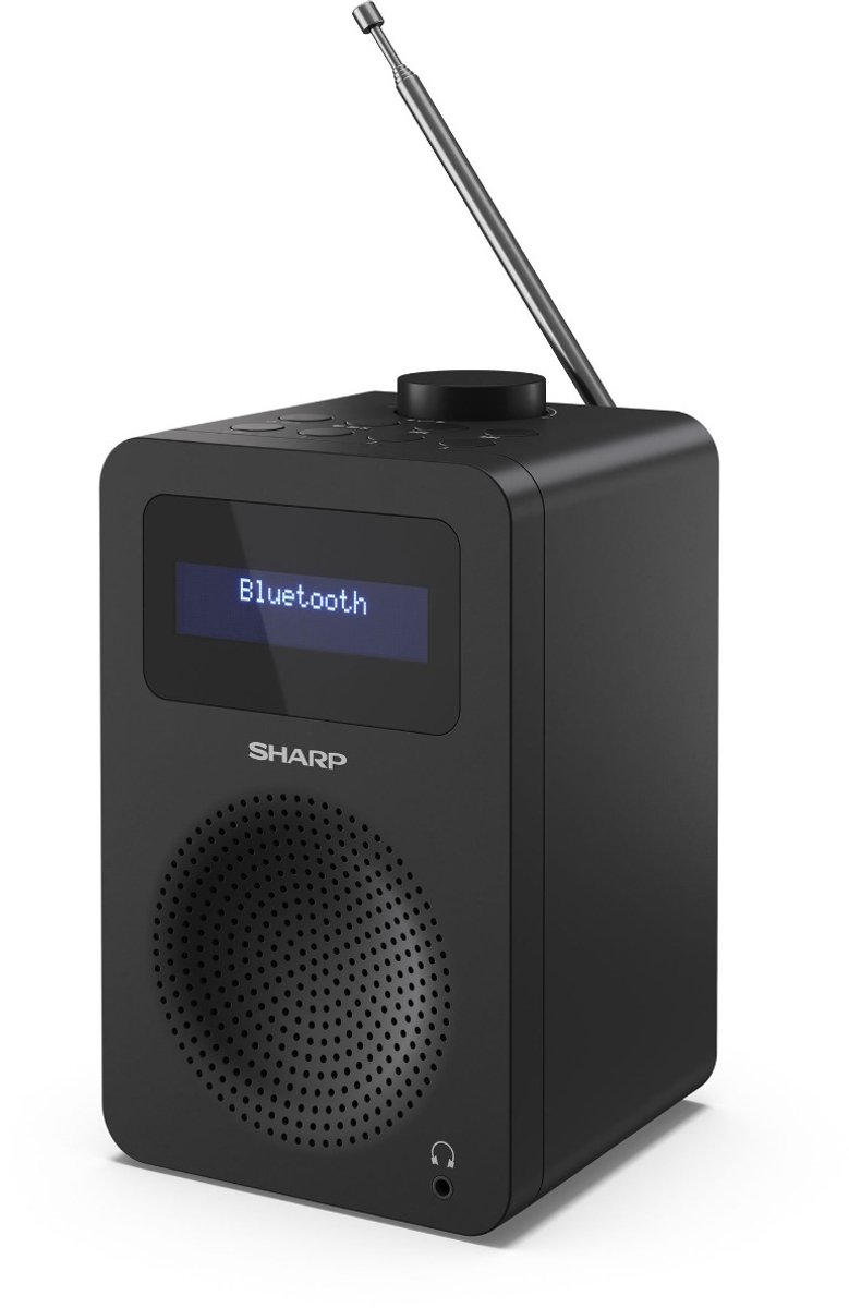 Sharp DR-430(BK) Tokyo Digitale DAB+ - FM radio met Bluetooth - zwart