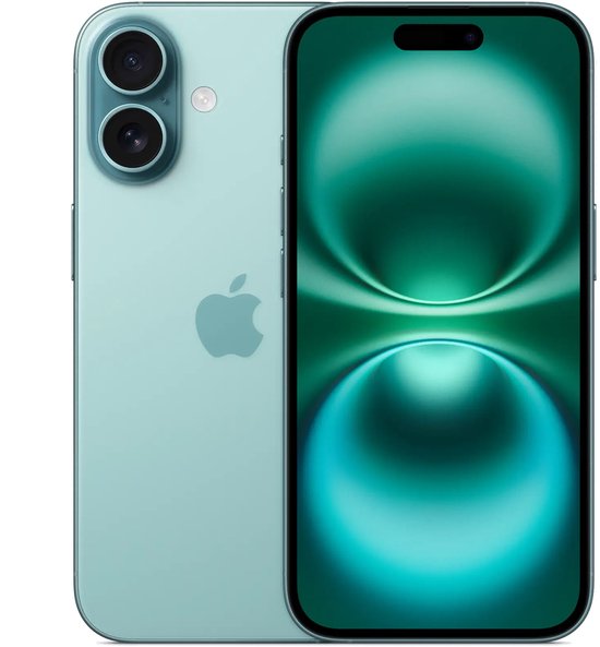 Apple iPhone 16 smartphone 512GB groen – snelle A18-chip, 48MP camera, lange batterijduur, stevig design