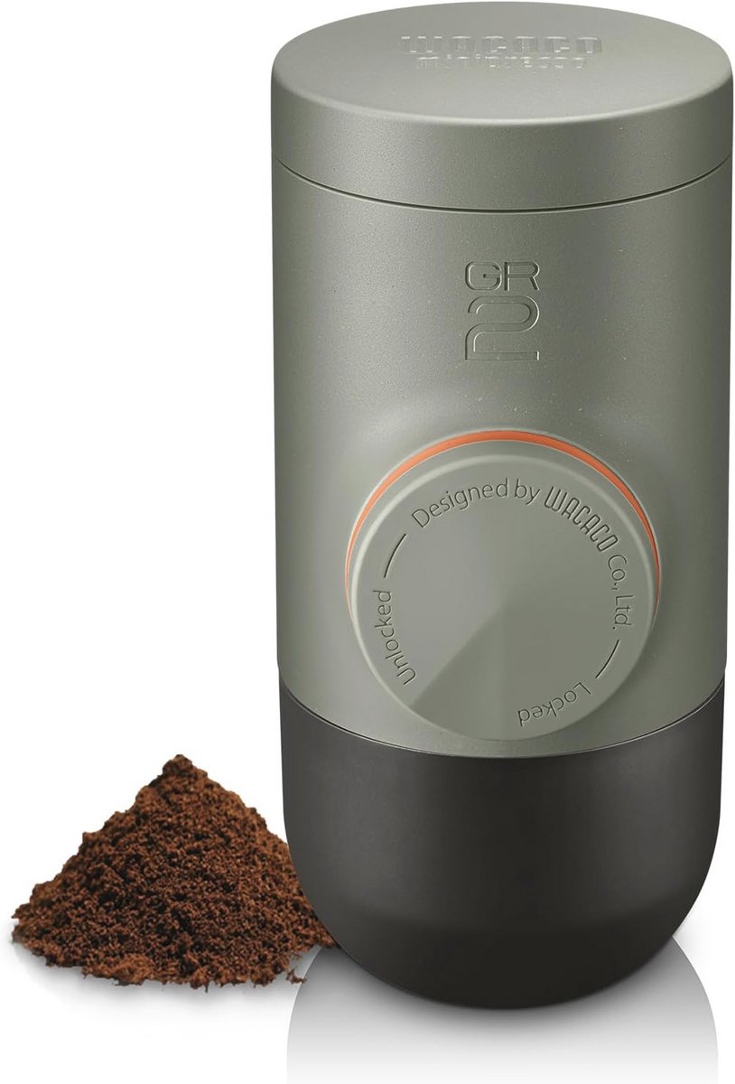 Draagbare Koffiemachine voor Gemalen Koffie - Handbediend, Ultra-Klein en Compacter voor Outdoor Avonturen