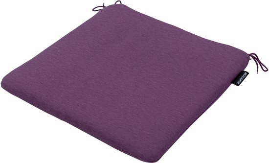 Siège fermeture éclair universelle env. Panama violet 40x40cm