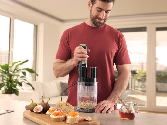 Braun MultiQuick 5 Pro MQ55.755M - Staafmixer - Zwart van Braun — afbeelding 2