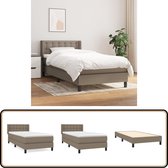 vidaXL-Boxspring-avec-matelas-tissu-taupe-80x200-cm