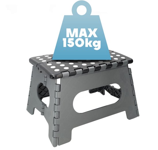 Marchepied Löwenthal - Marchepied pliable Adultes - Marchepied - Marchepieds - Grijs